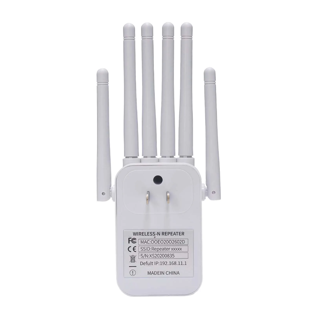 High Speed WiFi Repeater 1200Mbps 5G + 300Mbps 2.4GHz Dual Band Range Extender for All Routers