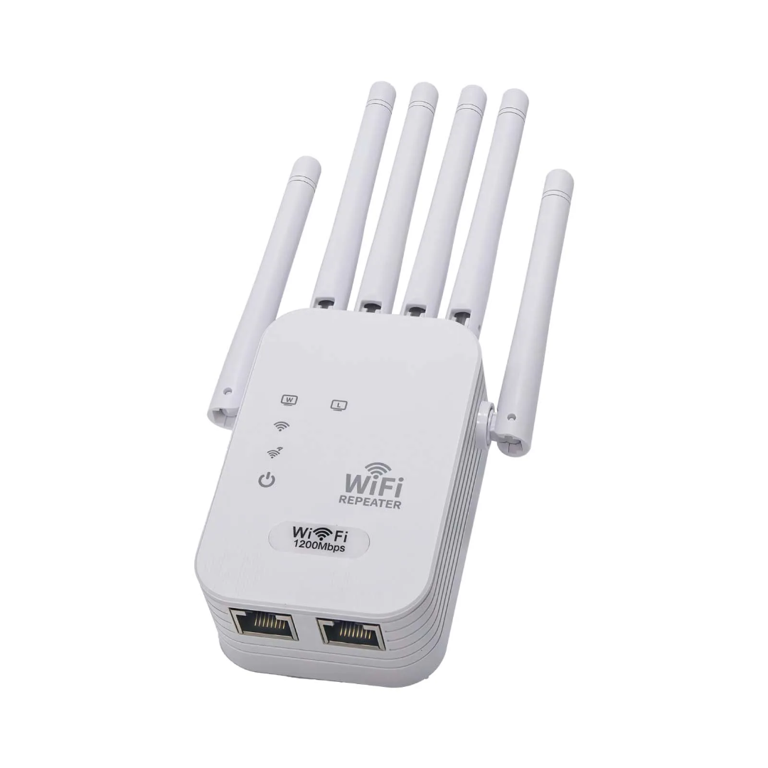 300Mbps WiFi Extender 6 Antenna – High Speed Wireless Repeater, Strong Signal Booster, Universal Router Compatible