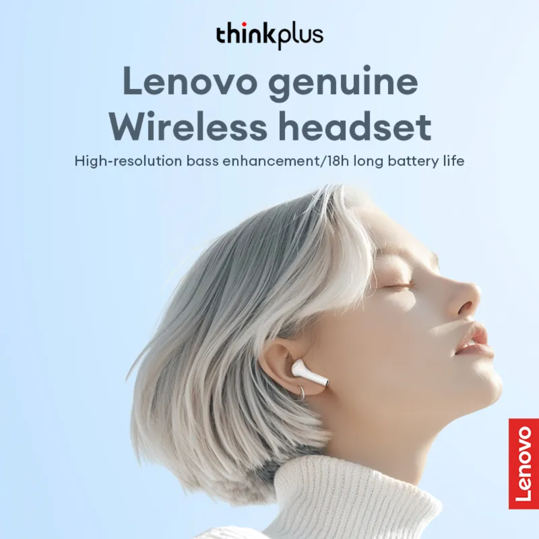 Lenovo LP5 Pro TWS Wireless Earbuds – Original Master Copy, Deep Bass, HD Sound, Gaming Mode, Touch Control
