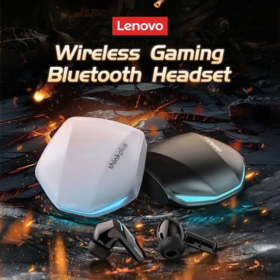Lenovo GM2 Pro Gaming Earbuds – Wireless Bluetooth 5.3, Deep Bass, Low Latency, LED Display, Touch Control