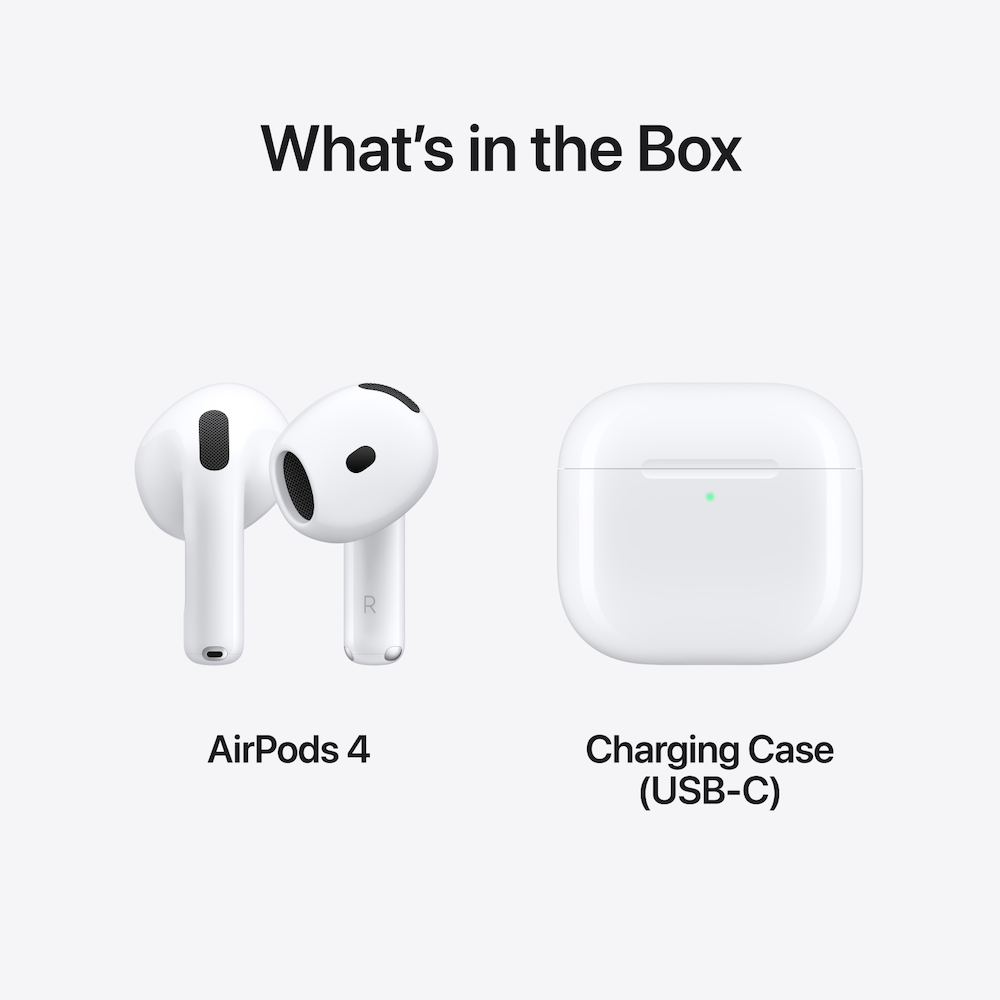 AirPods 4 Wireless Earbuds – Bluetooth 5.3, Deep Bass, ENC Noise Cancellation, Touch Control