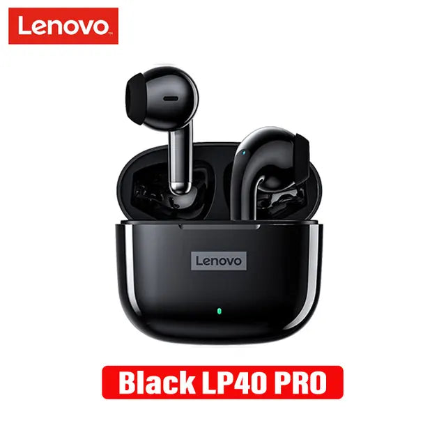 Lenovo LP40 Pro TWS Wireless Earbuds – Deep Bass, Bluetooth 5.1, Touch Control, HD Sound, Gaming Earbuds