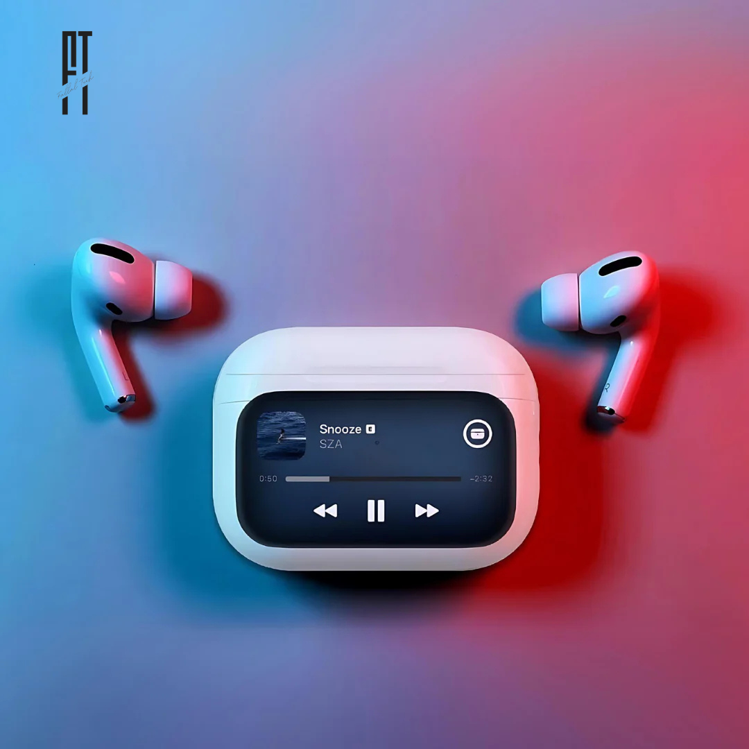 A9 LED Screen AirPods Pro with ANC & ENC – Wireless Earbuds Bluetooth 5.3 Deep Bass Touch Display
