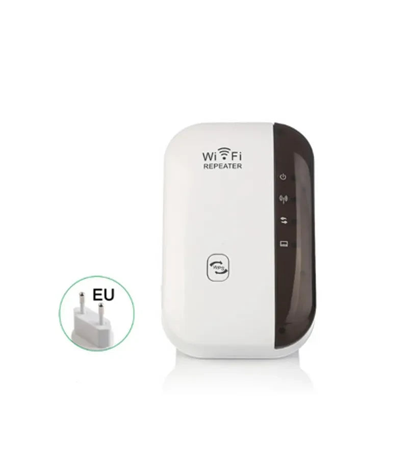 WiFi Mini Extender 300Mbps – Wireless Signal Booster, Internet Range Repeater for Home & Office