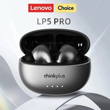 Lenovo LP5 Pro TWS Wireless Earbuds – Original Master Copy, Deep Bass, HD Sound, Gaming Mode, Touch Control