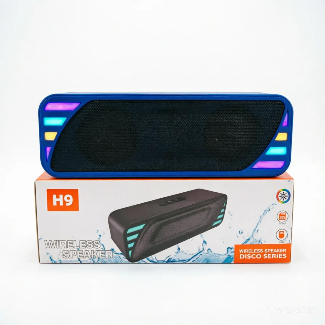 H9 Mini Wireless Bluetooth Speaker – Portable Indoor & Outdoor Sound System